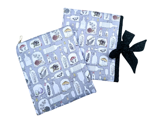 Large Bow Book Sleeve in Fantasy