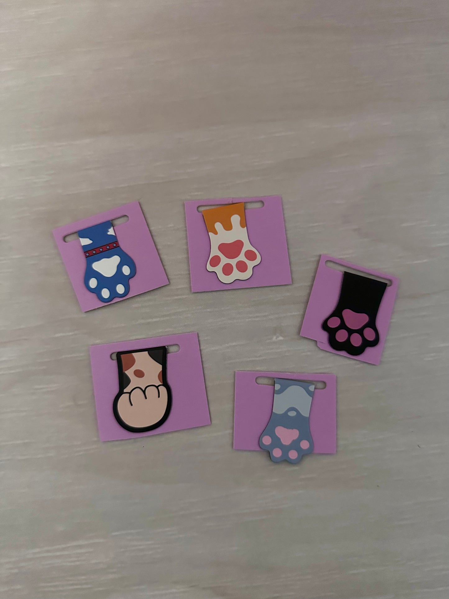 Cat Paw Magnetic Bookmark