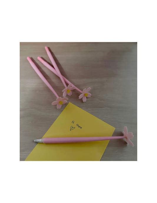 Pink Floral Pen