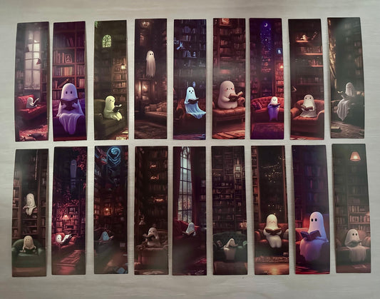 Ghost Library Bookmark